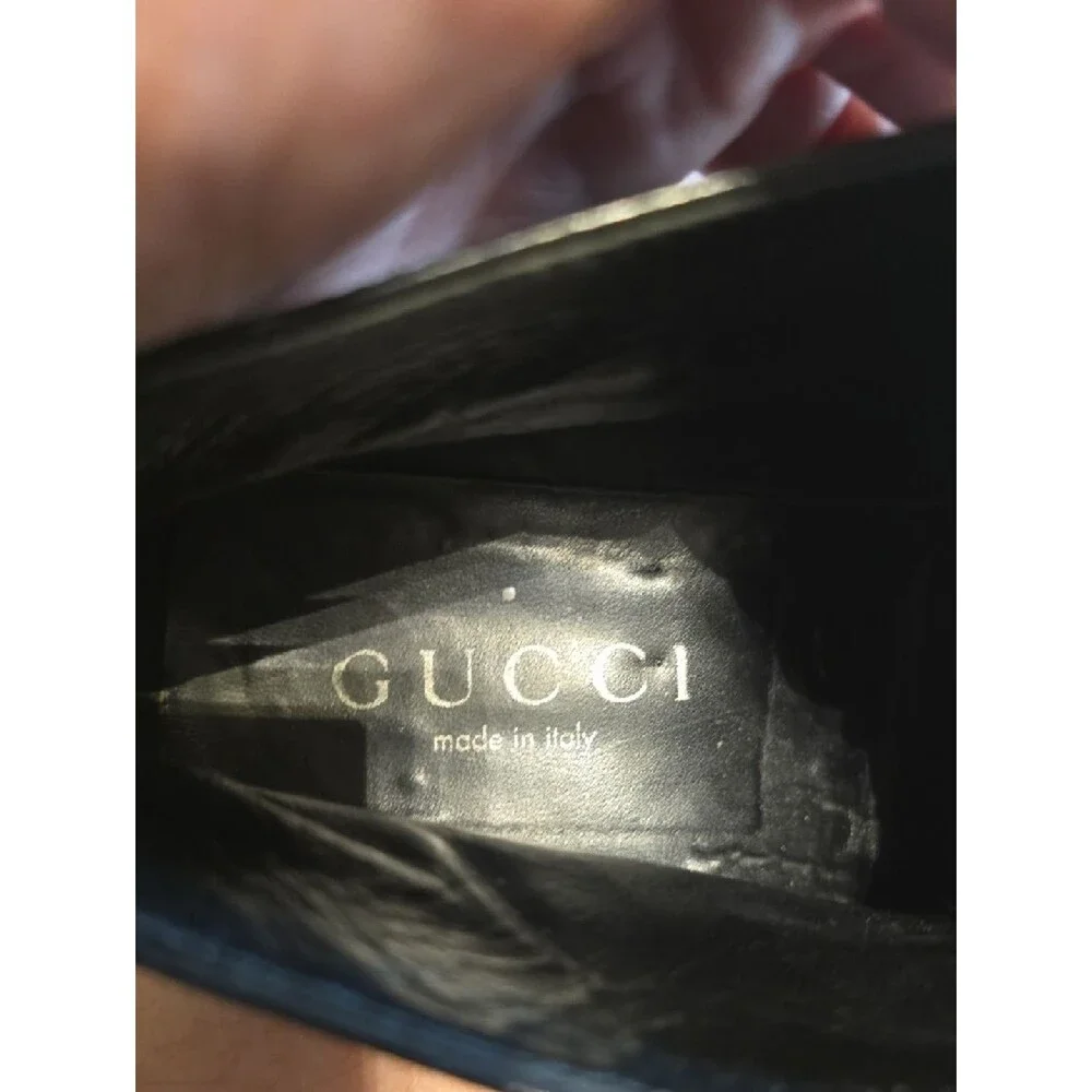 Gucci Men's Black Leather Chukka Boots Mens 42.5 E. Fits Like 9 - 9.5
